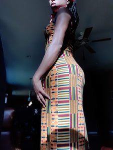 2022 Stretch kente Dress #3