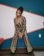 Load image into Gallery viewer, 2023 Kente Pants Suit
