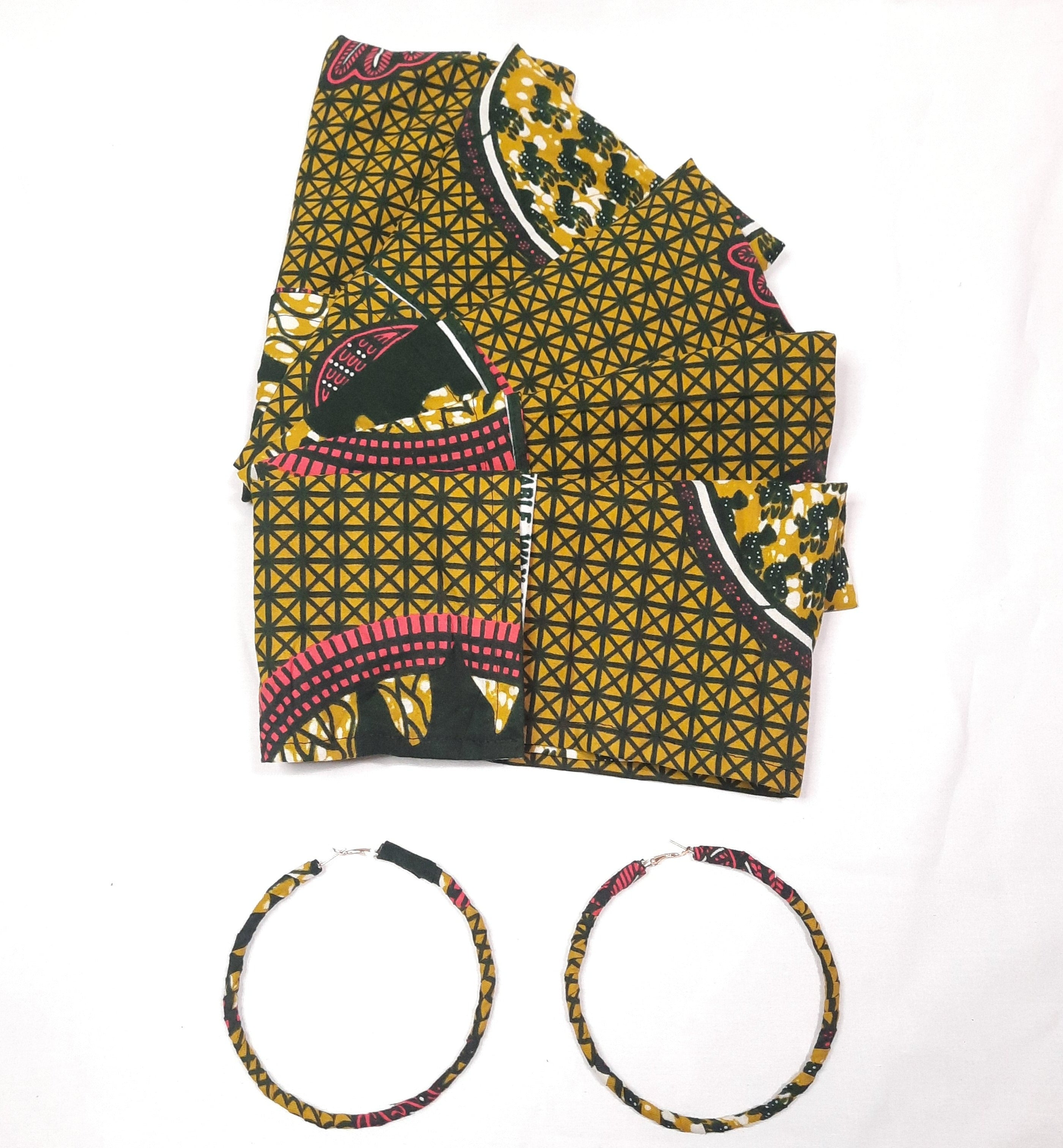 Juniper Hoops & Headwrap set